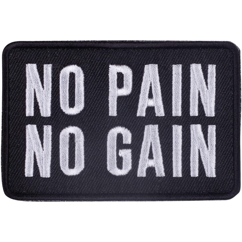 Velcro-Patch No Pain No Gain Elitex Training