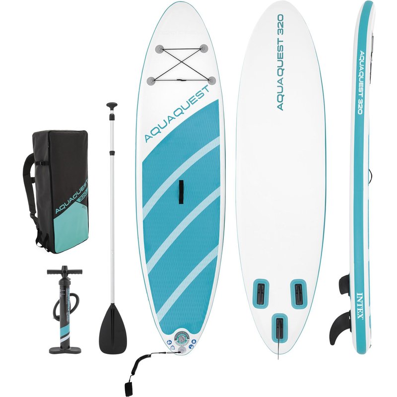 AUFBLASBARES PADDLE-BOARD-SET INTEX QUEST 320 10,6 FÜR BIS ZU 2 PERSONEN (max. 1