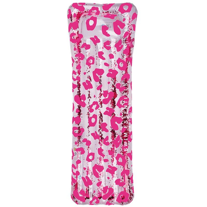 Luftiger Luxus -Panter -Druck Neon 177 cm