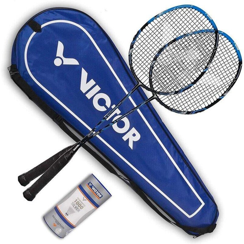 Victor Badminton Set Ultramate 6 blau