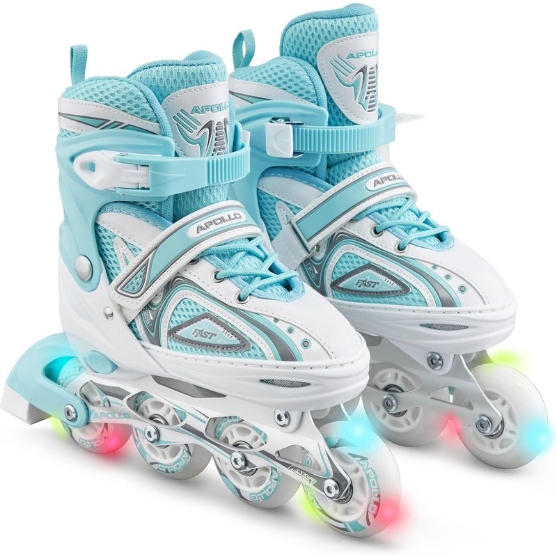 Apollo Super Blade LED ABEC7 Inlineskates für Kinder verstellbar