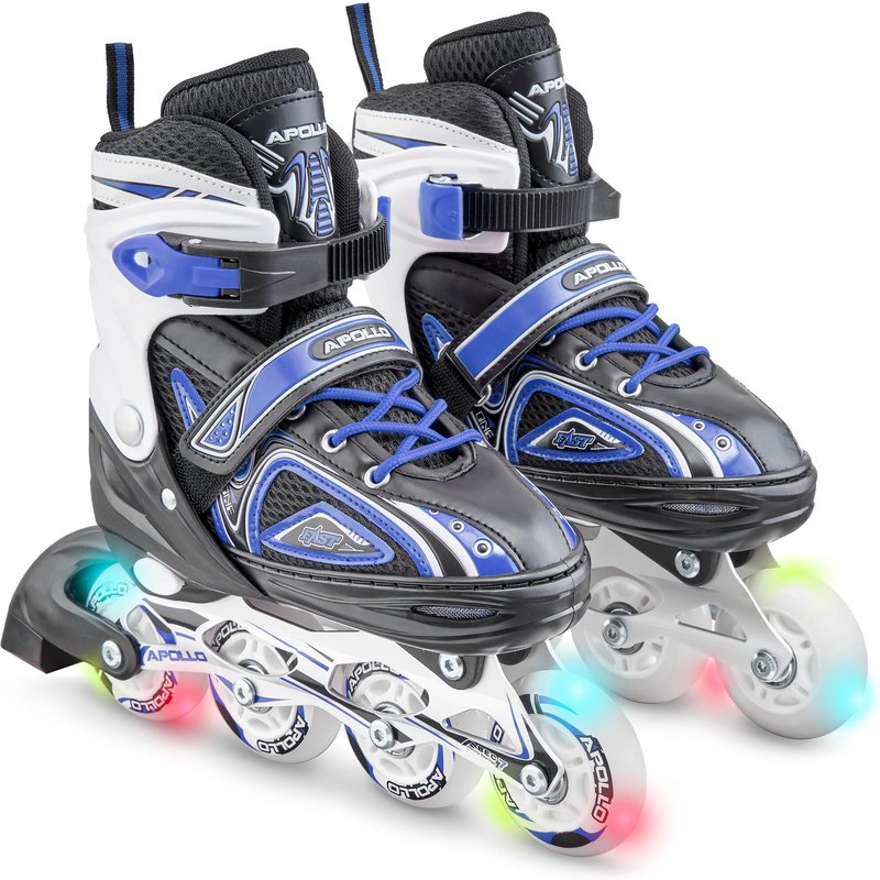 Apollo Super Blade LED ABEC7 Inlineskates für Kinder verstellbar