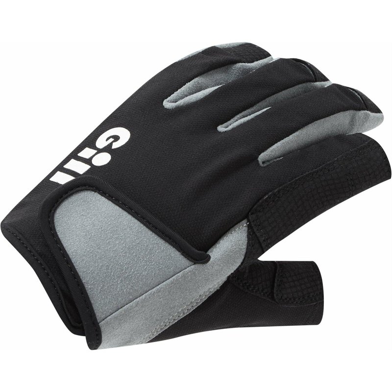Deckhand Segelhandschuhe Langfinger schwarz