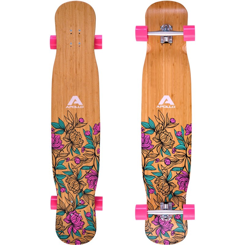 Dancer Longboard, 46 x 9,5 Zoll mit ABEC 9 Kugellager
