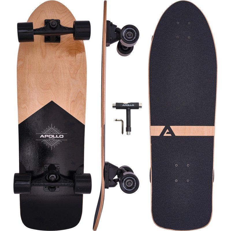 Surfskate Board - midi Longboard mit hochwertiger Surf Skate Achse