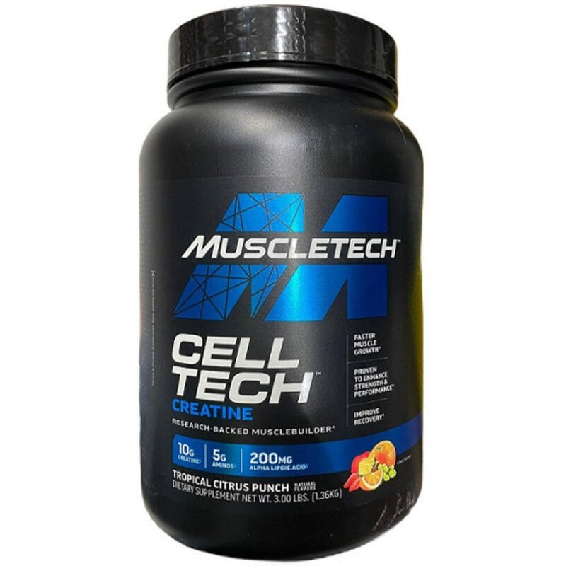 Muscletech Performance Series Cell-Tech (2.9lbs) Tropical Citrus Punch - Intra