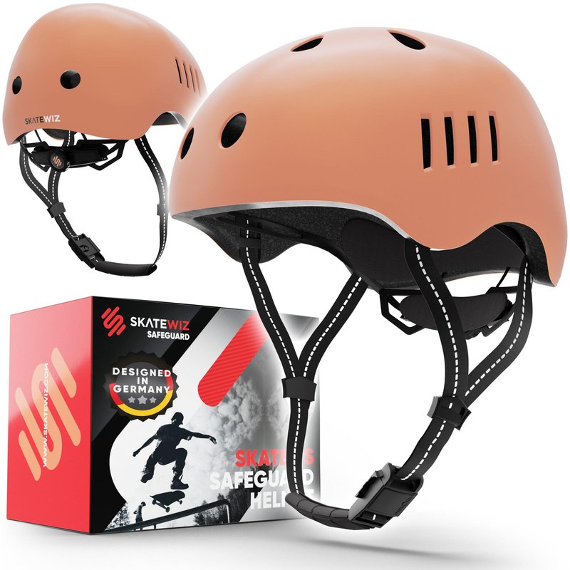 Skaterhelm Kinder Erwachsene für Skateboard Inliner Scooter BMX