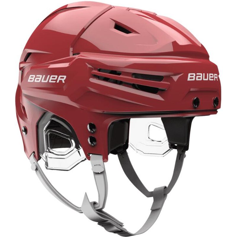 BAUER Re-Akt 65 Senior Rot Eishockeyhelm für Erwachsene