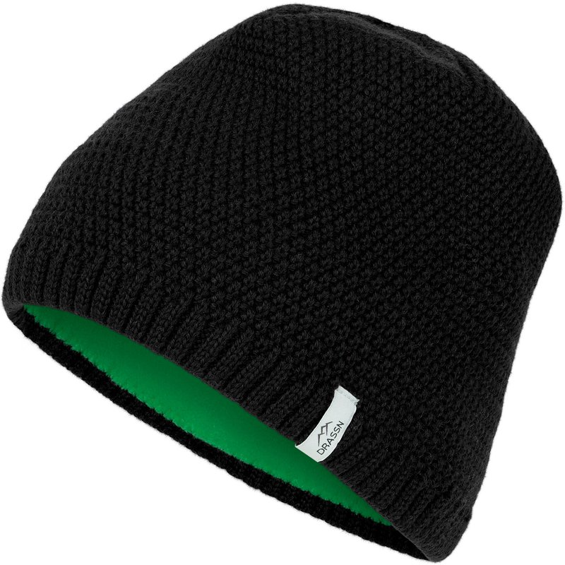 Merino Mütze Damen Herren Tännesberg Schwarz