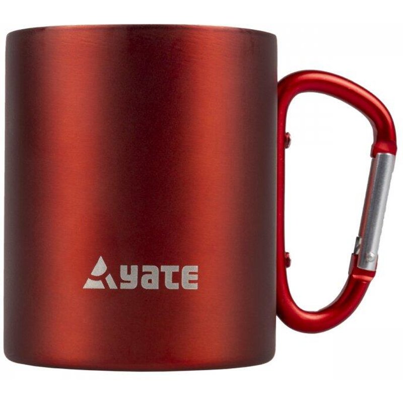 Becher mit Karabiner aus Edelstahl 0,3L