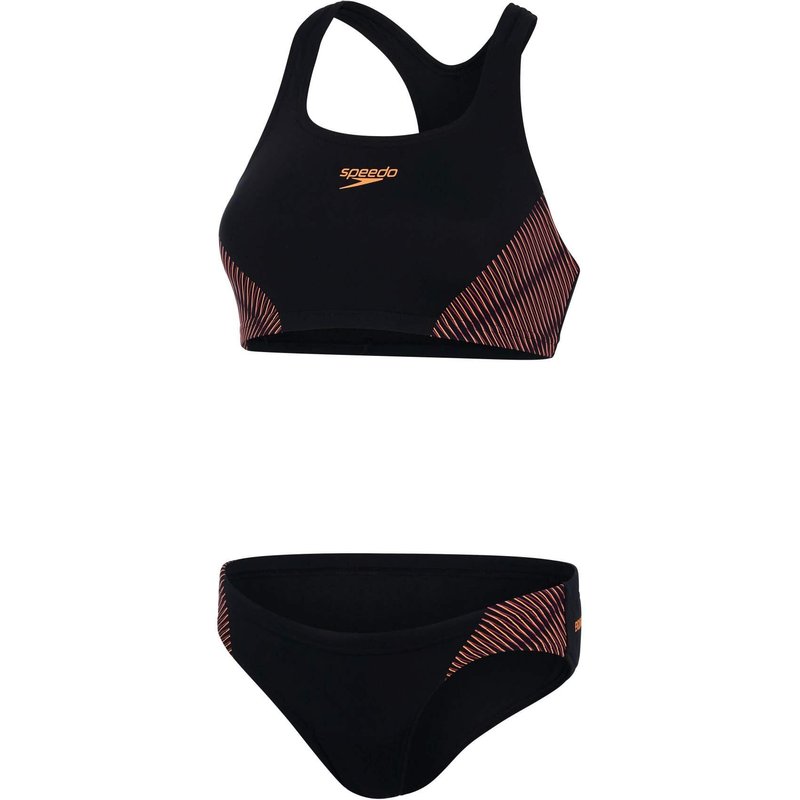 Badeanzug Damen Speedo PLMT RCBK BRF 2PC AF