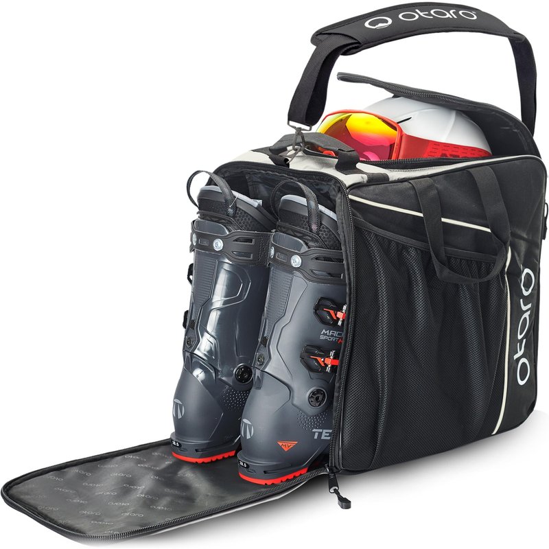 Skischuhtasche mit Helmfach, Schultergurt & Aufstandfläche | Classic 44L Weiß