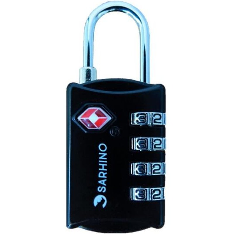 Sarhino Protect One TSA vierstelliges Schloss – Schwarz