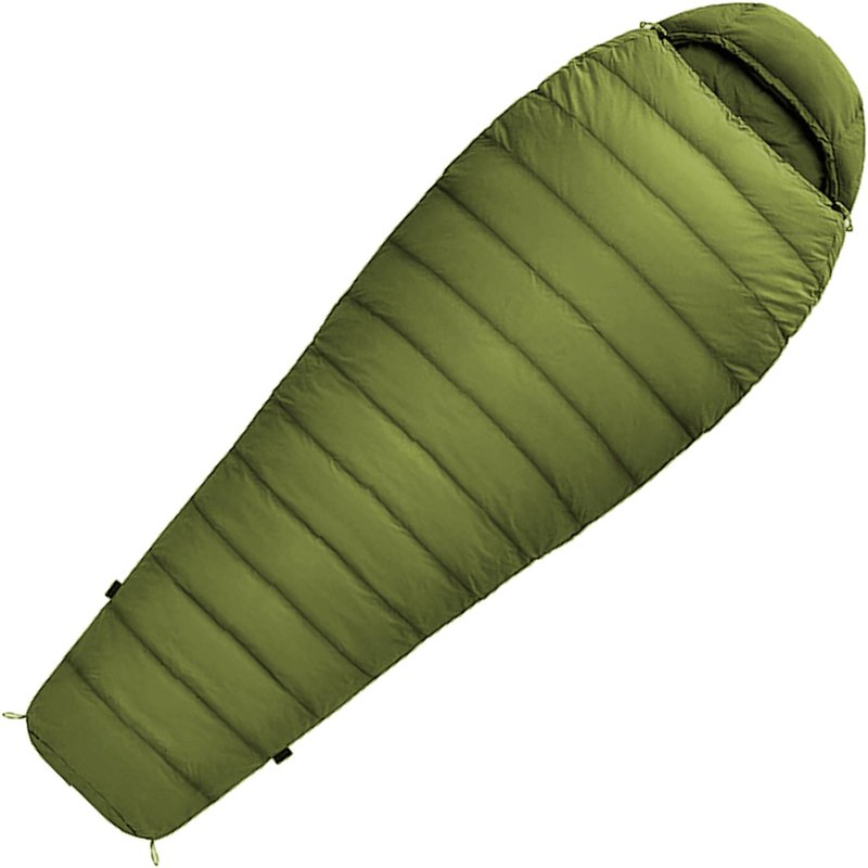 Mumienschlafsack Norskskin Ultralight Green 900 g 220 cm Schlafsack