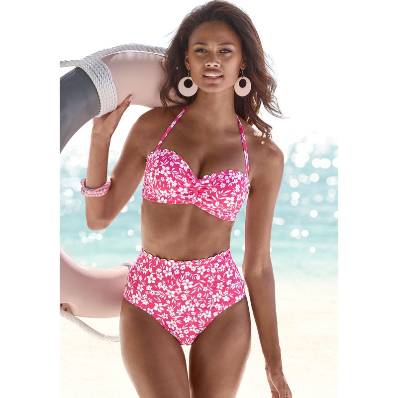Damen Bügel-Bandeau-Bikini-Top