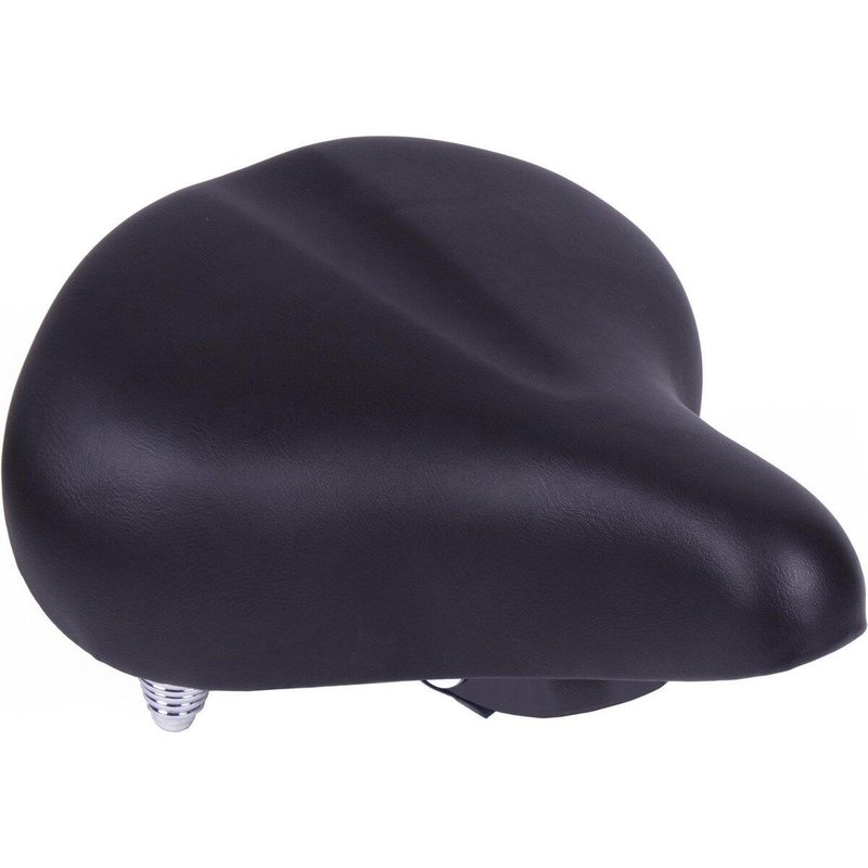 Fahrradsattel Damen/Herren Schwarz mit Fahrradreflektoren