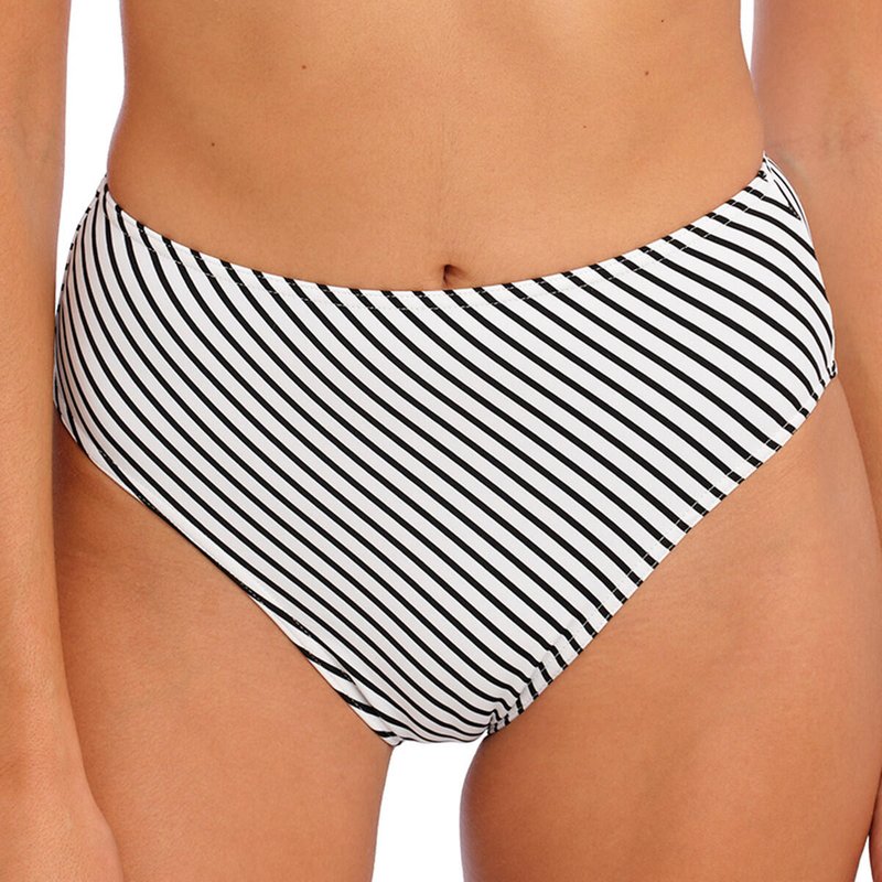 Gestreifte Badeanzugstrümpfe mit hoher Taille Jewel cove