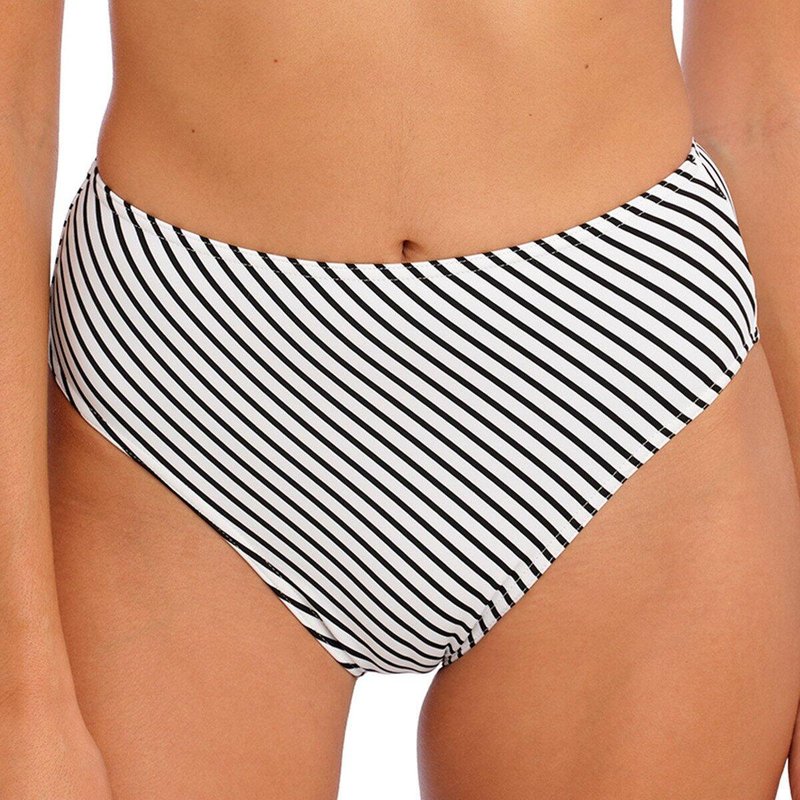 Gestreifte Badeanzugstrümpfe mit hoher Taille Jewel cove