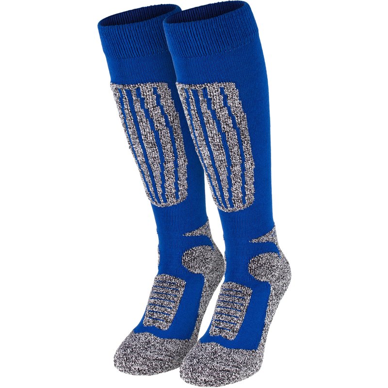 Skisocken 'snow' | gepolsterte Funktionssocken | Damen und Herren | Blau