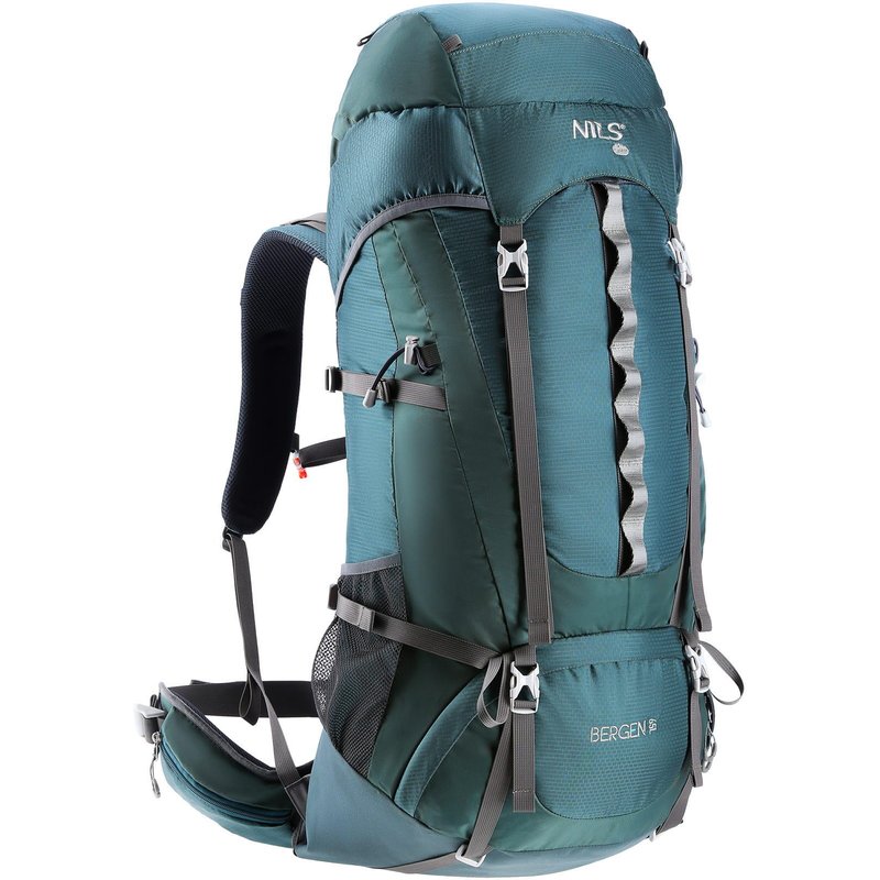 Trekkingrucksack 65L Bergen mit Regenhülle NILS CAMP NC1949