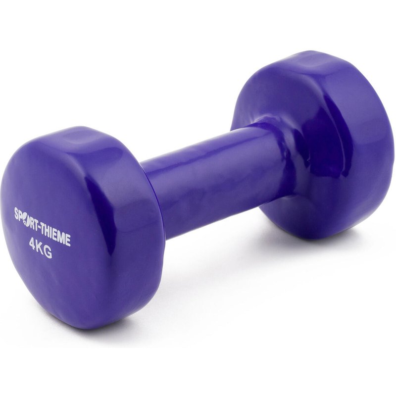 Fausthantel Vinyl 4 kg Lila Gewichtheben Unisex Lila