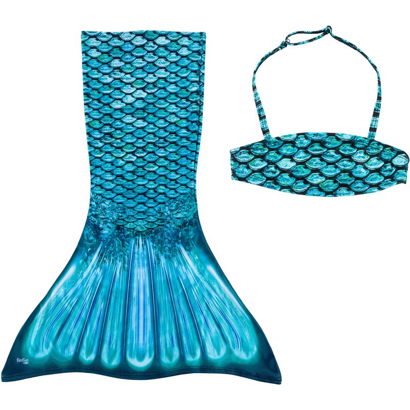 Fin Fun Meerjungfrau Bikini Set TIDAL TEAL