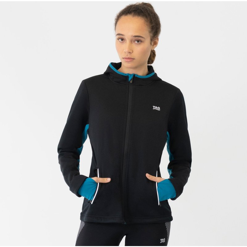Damen Bjarka Warme und wasserdichte Laufjacke mit Kapuze