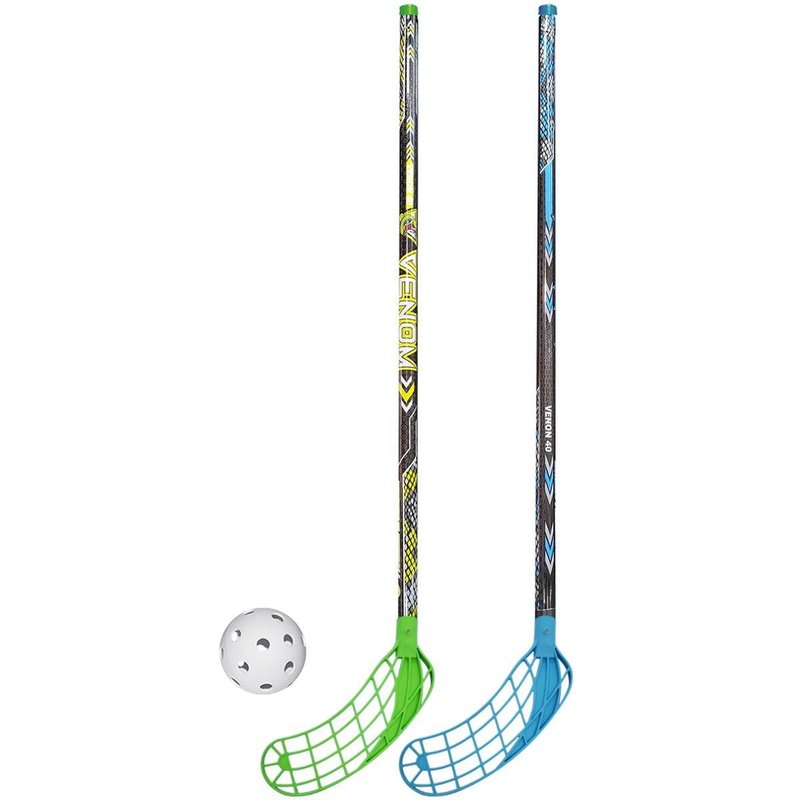 Floorball-Set 2 Schläger und Ball