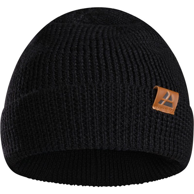 Beanie Merino schwarz