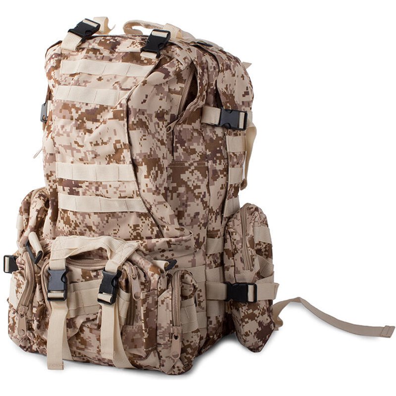 Rucksack Tactical Survival Camouflage Wandern 48,5 Liter Fahrrad