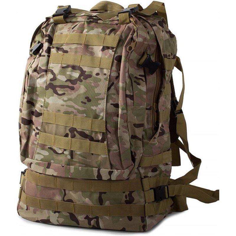 Taktischer Survival-Rucksack Camouflage Wandern 48,5 Liter Fahrrad