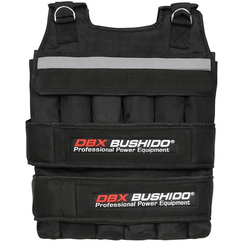 Gewichtsweste leer DBX Bushido 24 Taschen 50 kg