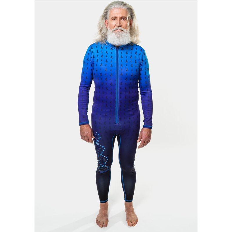 #neoprenefree Oceanos Body Skin Wetsuit "Ocean DNA" Blue