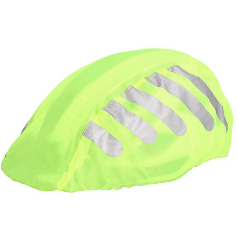 FISCHER Regenschutz für Helme - neongelb, mit Reflektoren