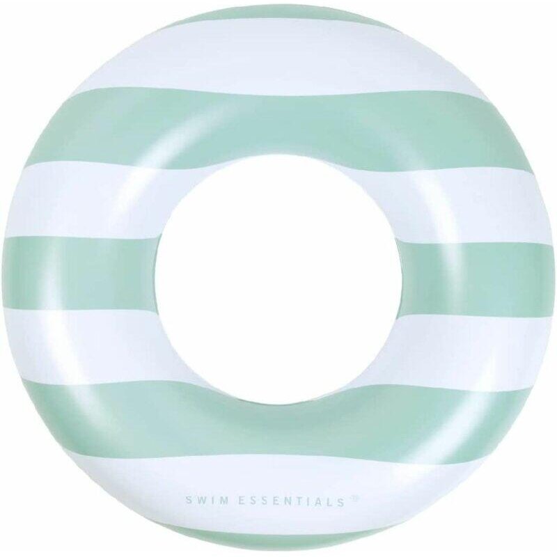 Swim Essentials Schwimmring 90 cm Grün Gestreift