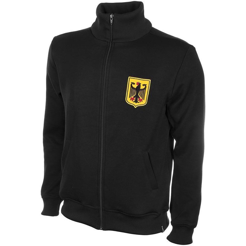 Deutschland 1960's - Retro Fußballjacke - Schwarz – COPA Football