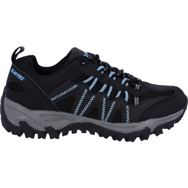 Hi-Tec Hi-Tec Jaguar Womens Wandelschoenen Lage Hiel ZWART/LICHTBLAUW 39