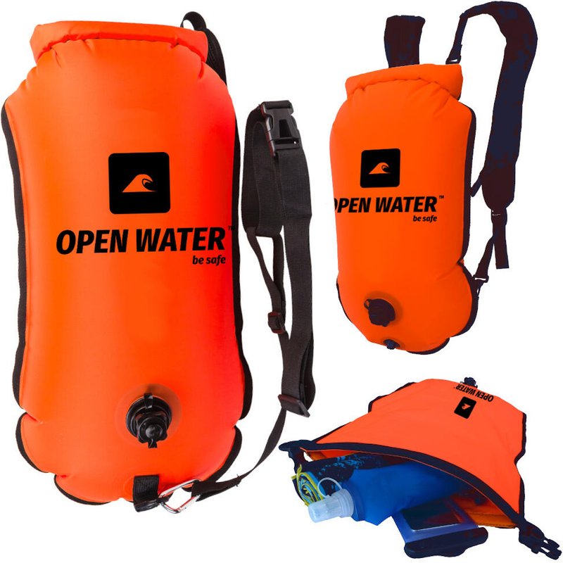 OpenWater 28L Schwimmboje Rucksack Drybag Freiwasser