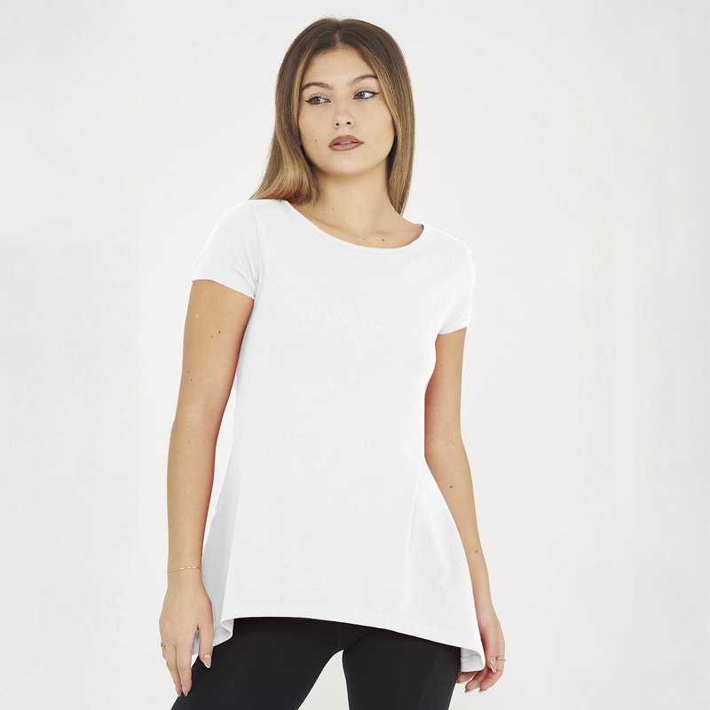t-shirt gymnastik callisto damen weiß
