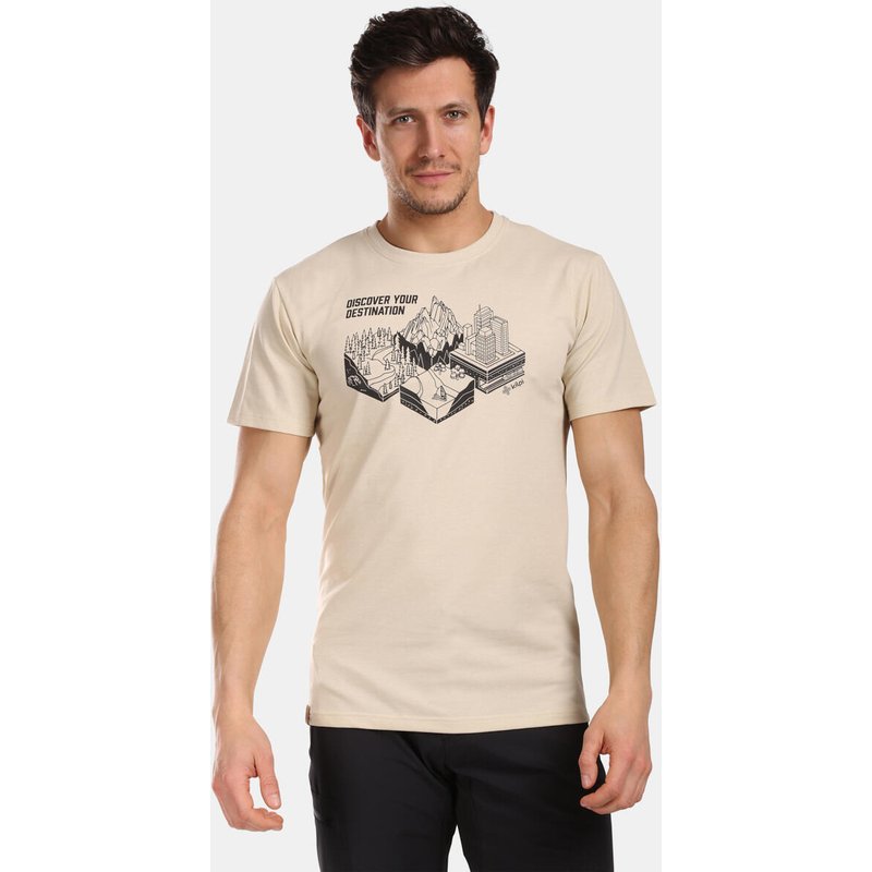 Herren-Baumwoll-T-Shirt mit kurzen Ärmeln Kilpi VIBE-M