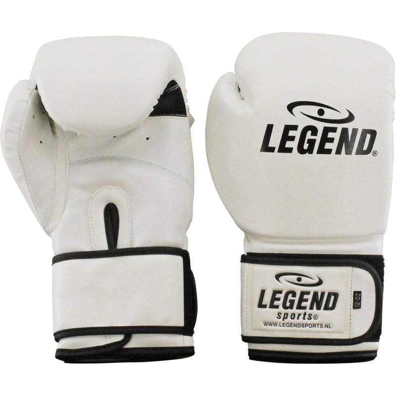 Powerfit & Protect Boxhandschuhe Herren/Damen Weiß PU