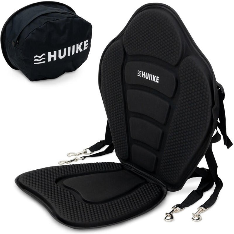 Sup Sitz für Stand Up Paddle und Kayak Verstellbare, HUIIKE, Schwarz Gepolstert