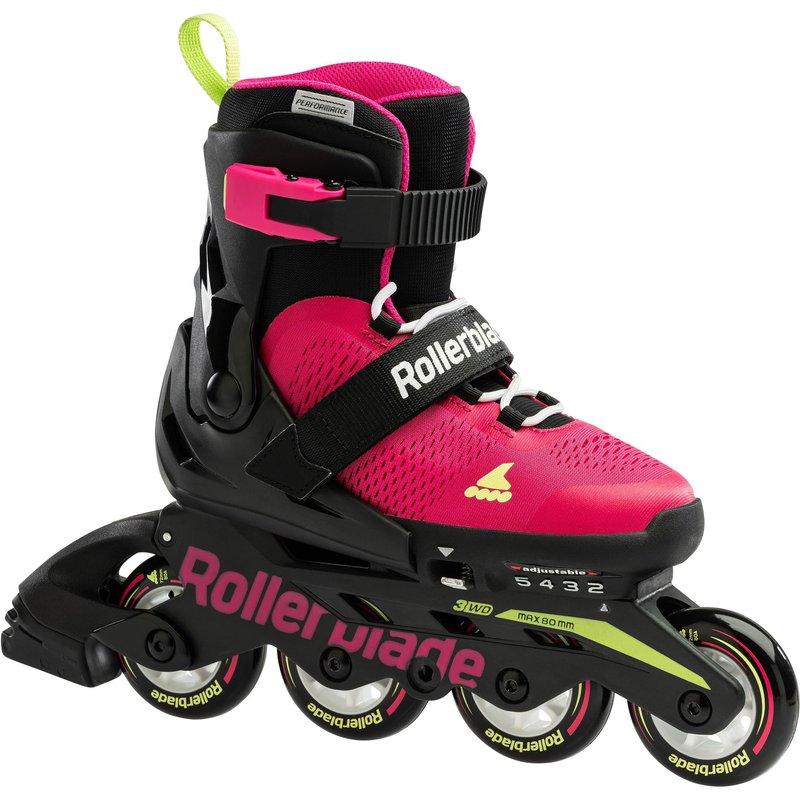 ROLLERBLADE MICROBLADE, ROSA/HELLGRÜN, 36.5-40.5