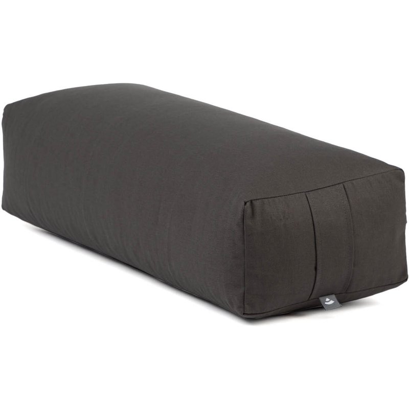 Salamba (rechteckig) Yoga-Bolster ECO, Dinkelhülsen Anthrazit
