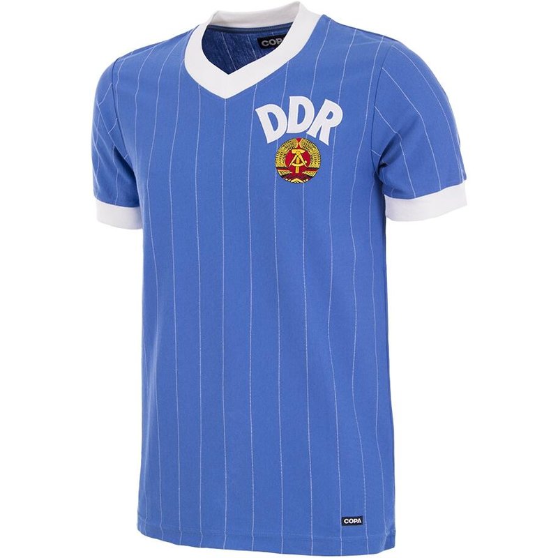 DDR 1985 - Retro Fußballtrikot - Blau – COPA Football