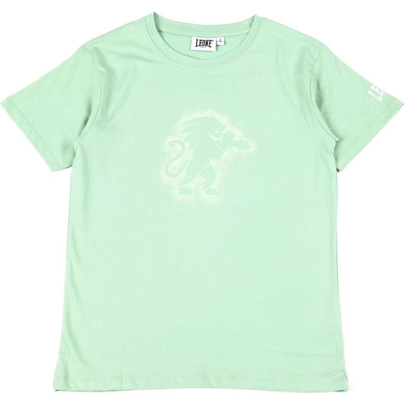 Leone Kurzarm-T-Shirt aus Baumwolle mit Batikmuster für Kinder