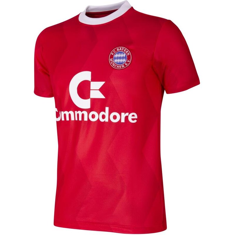 Herren - Retro Fußballtrikot - FC Bayern München 1988/89 - Rot