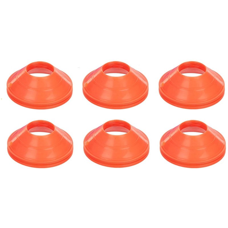 Trainingsmarkierungen 30er-Set Ø13 cm, 5 cm hoch, Kunststoff, orange