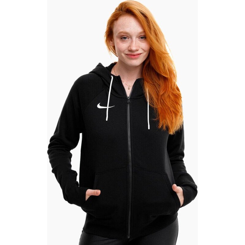 "Park 20" Hoodie mit durchgehendem Reißverschluss für Damen Schwarz