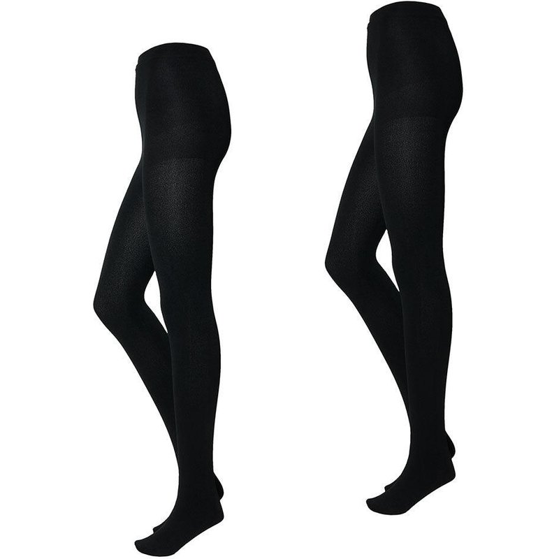 Heatkeeper - Thermo-Strumpfhose Damen Schwarz - 2er-Pack - Thermobekleidung